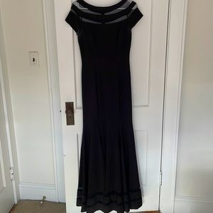 JS Collections Black Formal Dress
